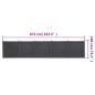 vidaXL Juego de paneles de valla WPC gris 872x186 cm vidaXL Juego de paneles de valla WPC gris 872x186 cm