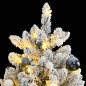 vidaXL Árbol de Navidad artificial con bisagras 300 LED y bolas 180 cm vidaXL Árbol de Navidad artificial con bisagras 300 LED y bolas 180 cm