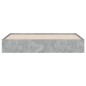 vidaXL Cama con cajones madera ingeniería gris hormigón 160x200 cm vidaXL Cama con cajones madera ingeniería gris hormigón 160x200 cm