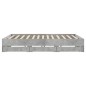 vidaXL Cama con cajones madera ingeniería gris hormigón 160x200 cm vidaXL Cama con cajones madera ingeniería gris hormigón 160x200 cm