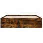 vidaXL Cama con cajones madera de ingeniería roble ahumado 135x190 cm vidaXL Cama con cajones madera de ingeniería roble ahumado 135x190 cm