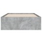 vidaXL Cama con cajones madera ingeniería gris hormigón 90x190 cm vidaXL Cama con cajones madera ingeniería gris hormigón 90x190 cm