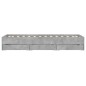 vidaXL Cama con cajones madera ingeniería gris hormigón 90x190 cm vidaXL Cama con cajones madera ingeniería gris hormigón 90x190 cm