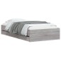 vidaXL Cama con cajones madera de ingeniería gris Sonoma 90x190 cm vidaXL Cama con cajones madera de ingeniería gris Sonoma 90x190 cm