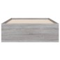 vidaXL Cama con cajones madera de ingeniería gris Sonoma 90x190 cm vidaXL Cama con cajones madera de ingeniería gris Sonoma 90x190 cm