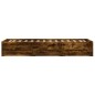 vidaXL Cama con cajones madera de ingeniería roble ahumado 75x190 cm vidaXL Cama con cajones madera de ingeniería roble ahumado 75x190 cm