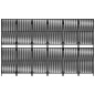 vidaXL Biombo de 6 paneles ratán sintético negro vidaXL Biombo de 6 paneles ratán sintético negro