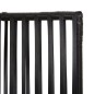 vidaXL Biombo de 6 paneles ratán sintético negro vidaXL Biombo de 6 paneles ratán sintético negro