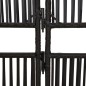 vidaXL Biombo de 6 paneles ratán sintético negro vidaXL Biombo de 6 paneles ratán sintético negro