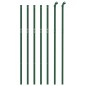 vidaXL Cerca de alambre de acero galvanizado verde 0,8x10 m vidaXL Cerca de alambre de acero galvanizado verde 0,8x10 m