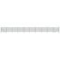 vidaXL Cerca de alambre de acero galvanizado verde 1,6x25 m