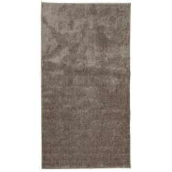 vidaXL Alfombra pelo largo aspecto brillante ISTAN gris 80x150 cm
