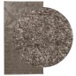 vidaXL Alfombra pelo largo aspecto brillante ISTAN gris 80x150 cm