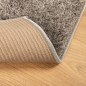 vidaXL Alfombra pelo largo aspecto brillante ISTAN gris 80x150 cm