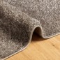 vidaXL Alfombra pelo largo aspecto brillante ISTAN gris 80x150 cm