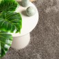 vidaXL Alfombra pelo largo aspecto brillante ISTAN gris 80x150 cm