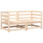 vidaXL Sofás de esquina con cojines 2 uds madera maciza de pino vidaXL Sofás de esquina con cojines 2 uds madera maciza de pino