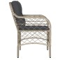 vidaXL Sillones de jardín con cojines 2 uds ratán sintético gris vidaXL Sillones de jardín con cojines 2 uds ratán sintético gris