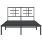 vidaXL Estructura de cama con cabecero metal negro 120x190 cm vidaXL Estructura de cama con cabecero metal negro 120x190 cm