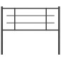 vidaXL Cabecero de metal negro 107 cm vidaXL Cabecero de metal negro 107 cm