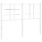 vidaXL Cabecero de metal blanco 120 cm vidaXL Cabecero de metal blanco 120 cm