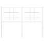 vidaXL Cabecero de metal blanco 120 cm vidaXL Cabecero de metal blanco 120 cm
