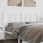 vidaXL Cabecero de metal blanco 140 cm vidaXL Cabecero de metal blanco 140 cm