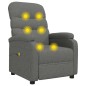 vidaXL Sillón de masaje de tela gris oscuro vidaXL Sillón de masaje de tela gris oscuro
