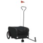 vidaXL Remolque para bicicleta hierro negro 45 kg vidaXL Remolque para bicicleta hierro negro 45 kg