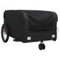 vidaXL Remolque para bicicleta hierro negro 45 kg vidaXL Remolque para bicicleta hierro negro 45 kg