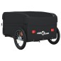 vidaXL Remolque para bicicleta hierro negro 45 kg vidaXL Remolque para bicicleta hierro negro 45 kg