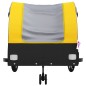 vidaXL Remolque para bicicleta hierro negro y amarillo 45 kg vidaXL Remolque para bicicleta hierro negro y amarillo 45 kg