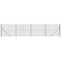 vidaXL Cerca de alambre con brida gris antracita 2x10 m