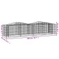 vidaXL Arriate de gaviones forma arco hierro galvanizado 200x50x50 cm vidaXL Arriate de gaviones forma arco hierro galvanizado 200x50x50 cm