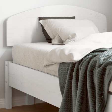 vidaXL Cabecero de cama madera maciza de pino blanco 90 cm