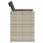 vidaXL Sillones de jardín con cojines 4 uds ratán sintético gris claro vidaXL Sillones de jardín con cojines 4 uds ratán sintético gris claro