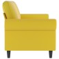 vidaXL Sofá de 3 plazas terciopelo amarillo 180 cm