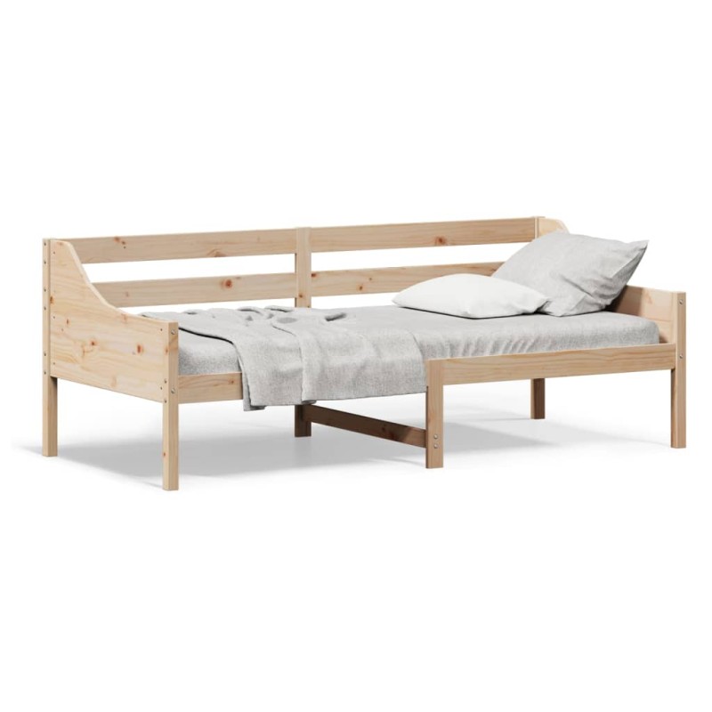 vidaXL Sofá cama de madera maciza de pino 100x200 cm vidaXL Sofá cama de madera maciza de pino 100x200 cm