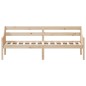 vidaXL Sofá cama de madera maciza de pino 100x200 cm vidaXL Sofá cama de madera maciza de pino 100x200 cm