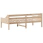 vidaXL Sofá cama de madera maciza de pino 100x200 cm vidaXL Sofá cama de madera maciza de pino 100x200 cm