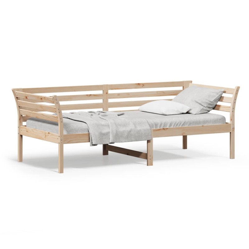 vidaXL Sofá cama de madera maciza de pino 100x200 cm vidaXL Sofá cama de madera maciza de pino 100x200 cm