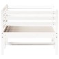 vidaXL Sofá cama madera maciza de pino blanco 75x190 cm vidaXL Sofá cama madera maciza de pino blanco 75x190 cm