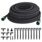 vidaXL Manguera porosa para jardín caucho negro 16 mm 25 m vidaXL Manguera porosa para jardín caucho negro 16 mm 25 m