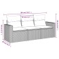 vidaXL Set sofás de jardín 3 piezas y cojines ratán sintético marrón vidaXL Set sofás de jardín 3 piezas y cojines ratán sintético marrón