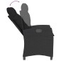 vidaXL Set de muebles jardín 5 pzas con cojines ratán sintético negro vidaXL Set de muebles jardín 5 pzas con cojines ratán sintético negro
