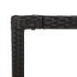 vidaXL Set de muebles jardín 5 pzas con cojines ratán sintético negro vidaXL Set de muebles jardín 5 pzas con cojines ratán sintético negro