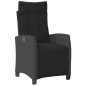 vidaXL Set de comedor de jardín 7 pzas y cojines ratán sintético negro vidaXL Set de comedor de jardín 7 pzas y cojines ratán sintético negro