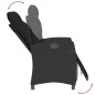 vidaXL Set de comedor de jardín 7 pzas y cojines ratán sintético negro vidaXL Set de comedor de jardín 7 pzas y cojines ratán sintético negro