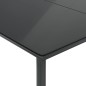 vidaXL Set de muebles jardín 5 pzas con cojines ratán sintético negro