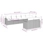 vidaXL Set de sofás de jardín 8 piezas y cojines ratán sintético negro vidaXL Set de sofás de jardín 8 piezas y cojines ratán sintético negro